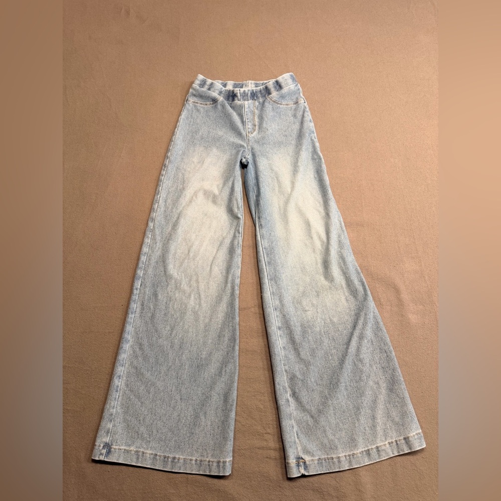 H&M kids Light Blue Wide-Leg Jeans